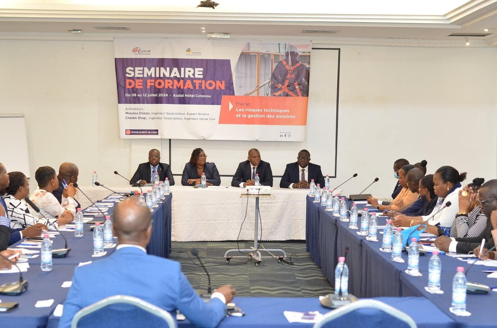 Séminaire de Formation de l'ASA-Bénin en partenariat avec AVENI-RE - Thème : Maîtriser les Risques Techniques et la Gestion des Sinistres